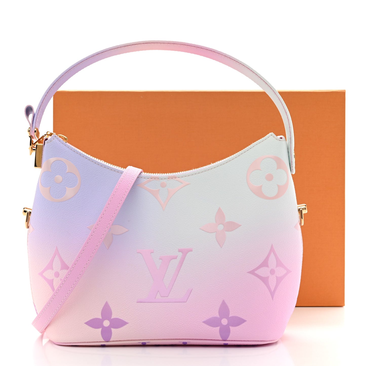Monogram Giant Spring In The City Marshmallow Hobo PM Sunrise Pastel