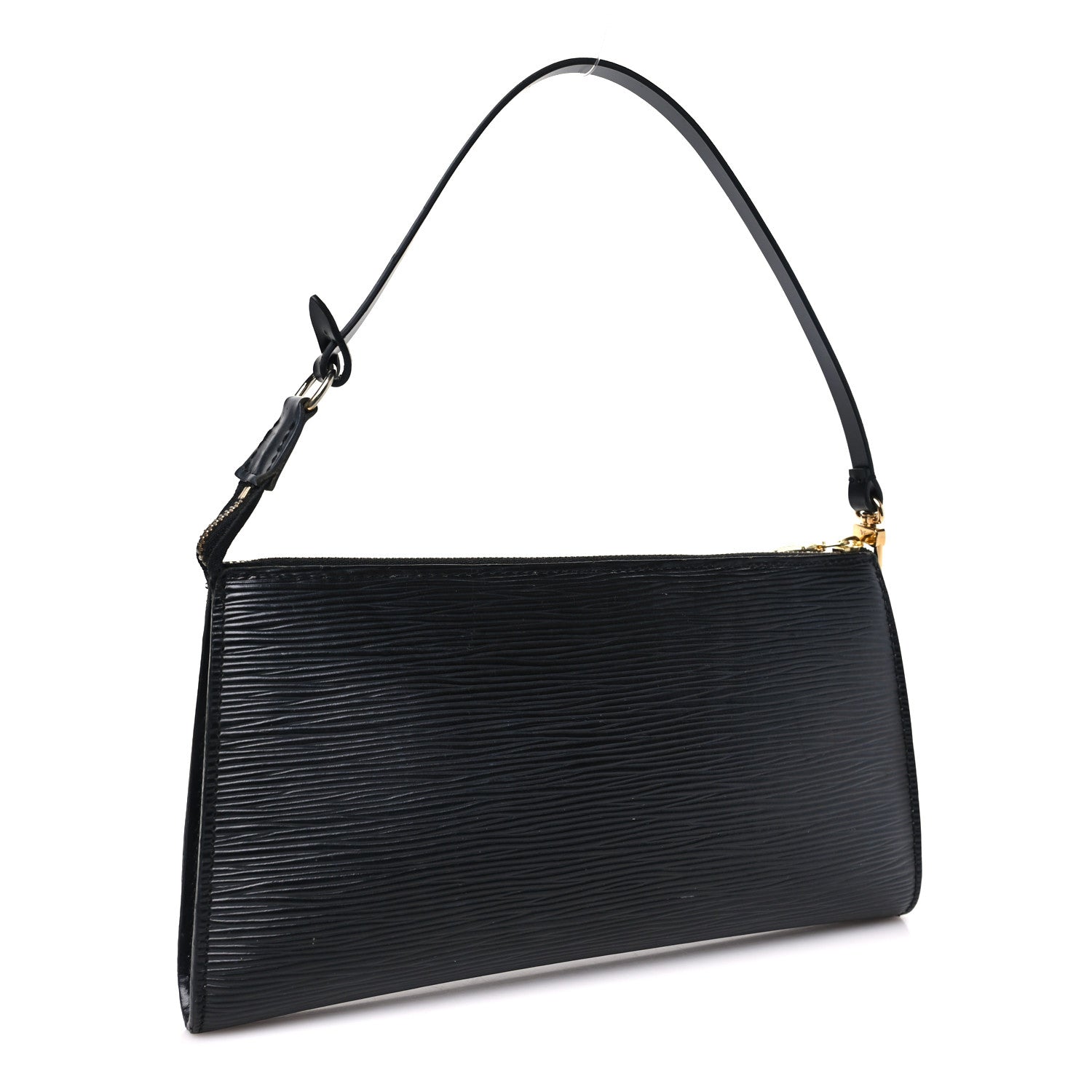 Louis Vuitton Epi Pochette Accessories 24 Black 3 of 10