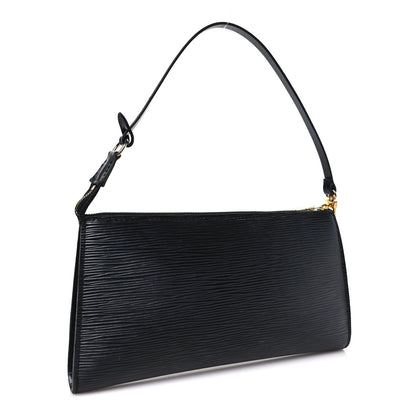 Louis Vuitton Epi Pochette Accessories 24 Black 3 of 10