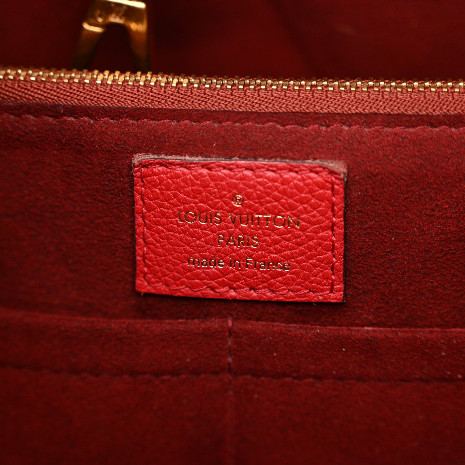 Louis Vuitton Calfskin Monogram Kimono Tote Cherry 6 of 14