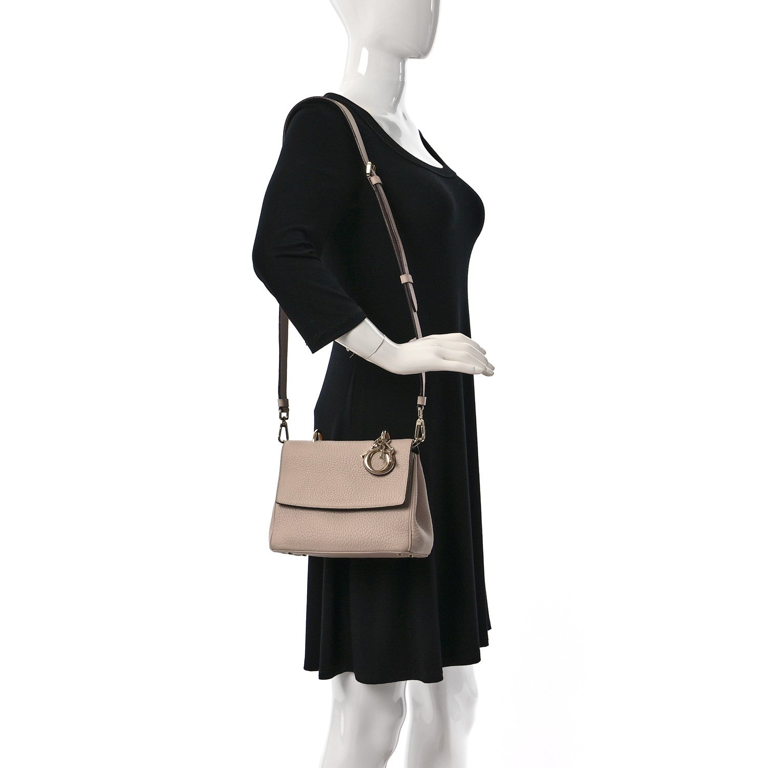 Christian Dior Bullcalf Mini Be Dior Flap Rose Poudre 2 of 14