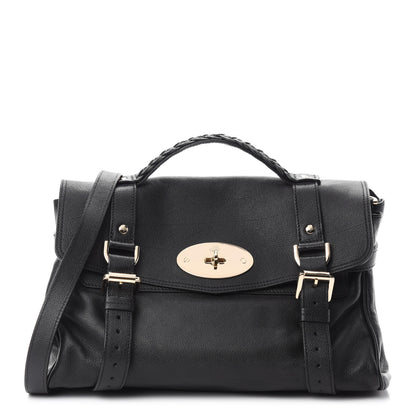Mulberry Polished Buffalo Medium Alexa Black 1 of 12