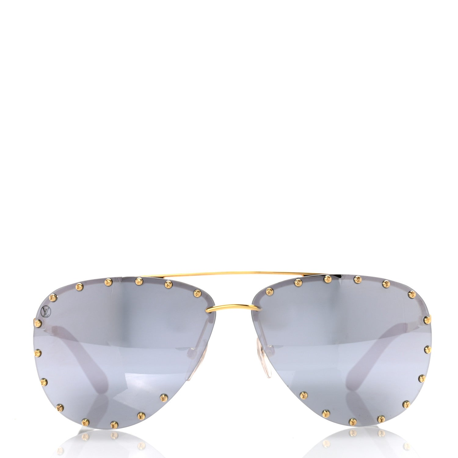 Louis Vuitton LOUIS VUITTON The Party Aviator Sunglasses Z0911U Blue 2 of 6