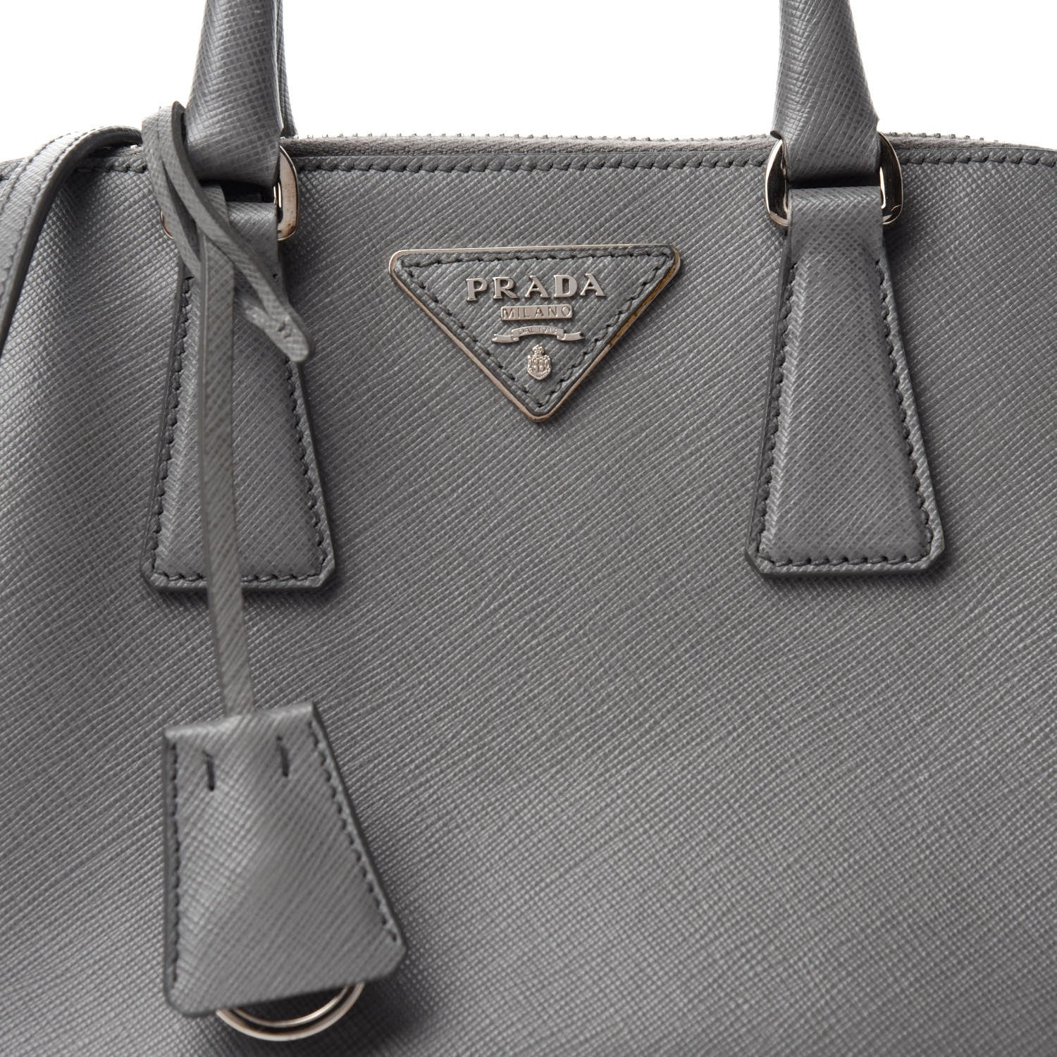 Prada Saffiano Lux Small Promenade Tote Marmo 10 of 10
