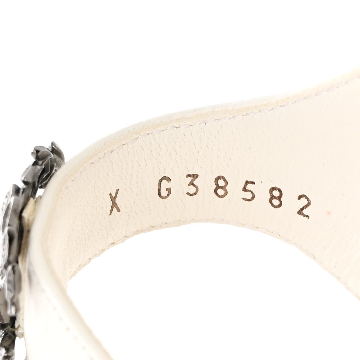 Chanel Lambskin CC Leaf Thong Sandals 37.5 White 8 of 11