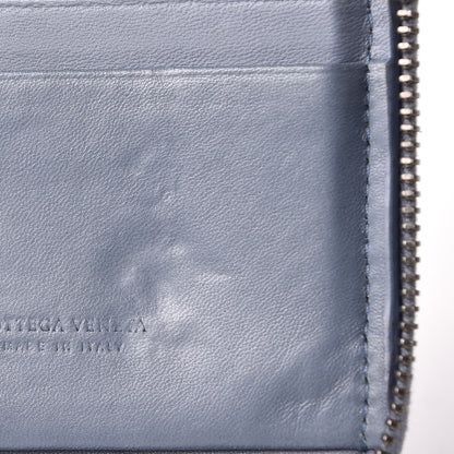 Bottega Veneta Nappa Intrecciato Zip Around Wallet Krim 8 of 15