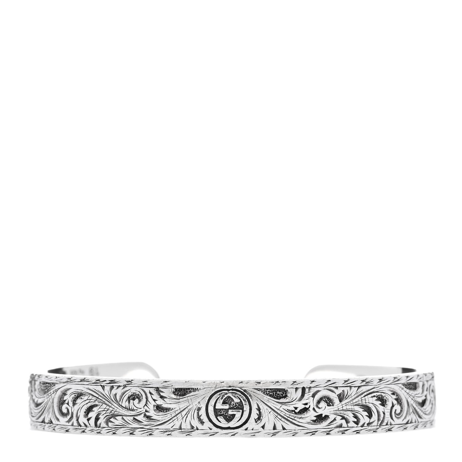 Gucci Sterling Silver Feline Head Bracelet 3 of 6