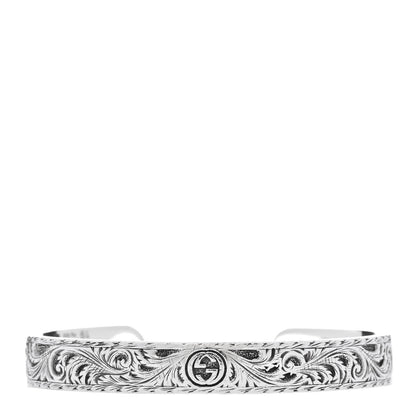 Gucci Sterling Silver Feline Head Bracelet 3 of 6