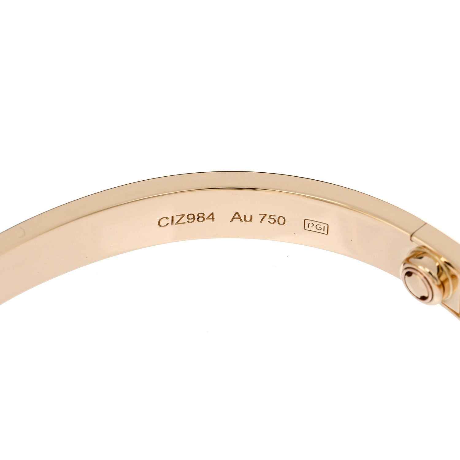 Cartier 18K Yellow Gold LOVE Bracelet 17 5 of 6