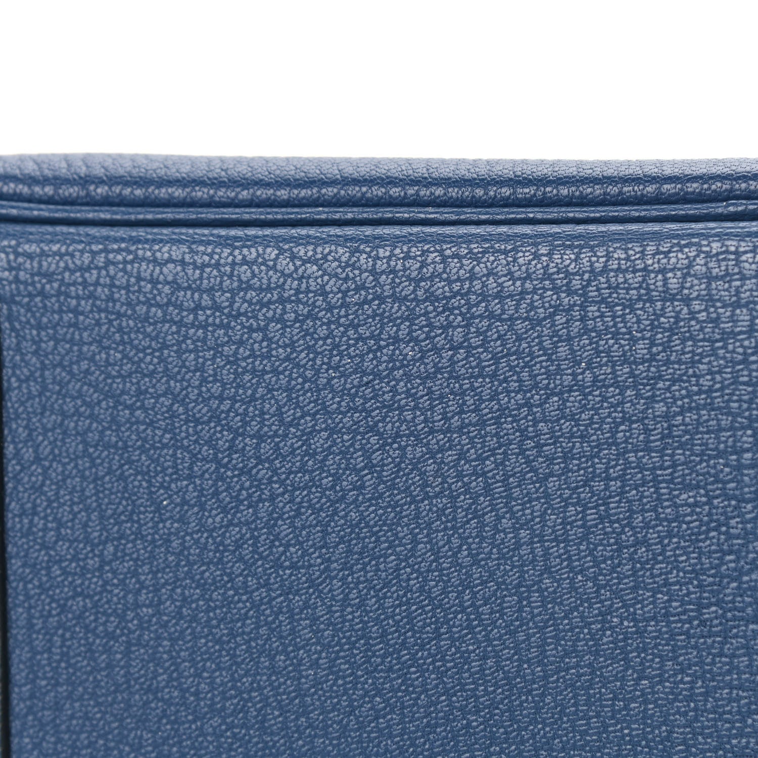Hermes Chevre Mysore Horseshoe Birkin 30 Bleu de Malte Ciel 11 of 13