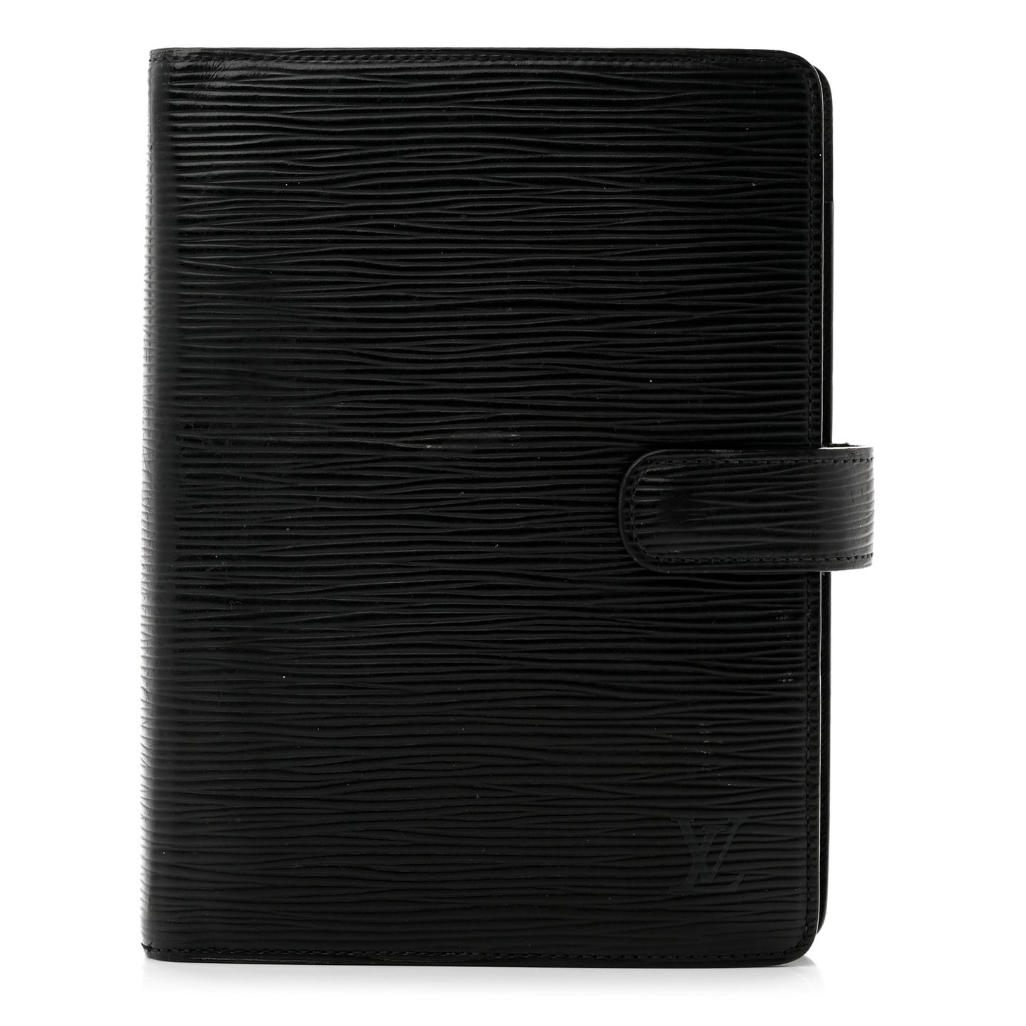 Epi Medium Ring Agenda Cover Black
