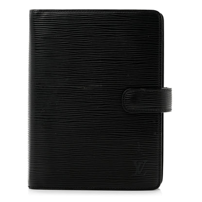 Louis Vuitton Epi Medium Ring Agenda Cover Black 1 of 7