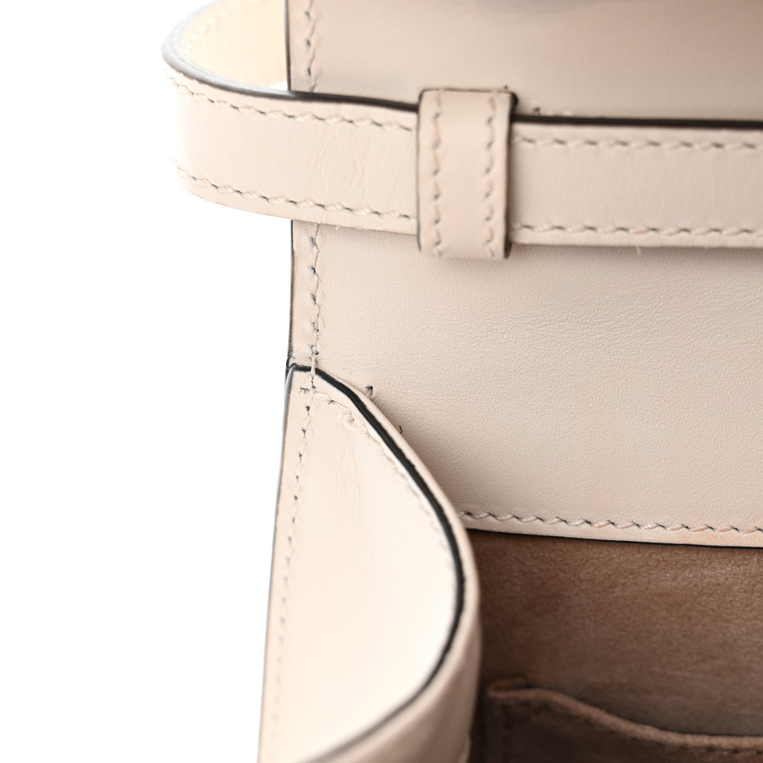 Gucci Calfskin Mini Sylvie Top Handle Bag White 12 of 14