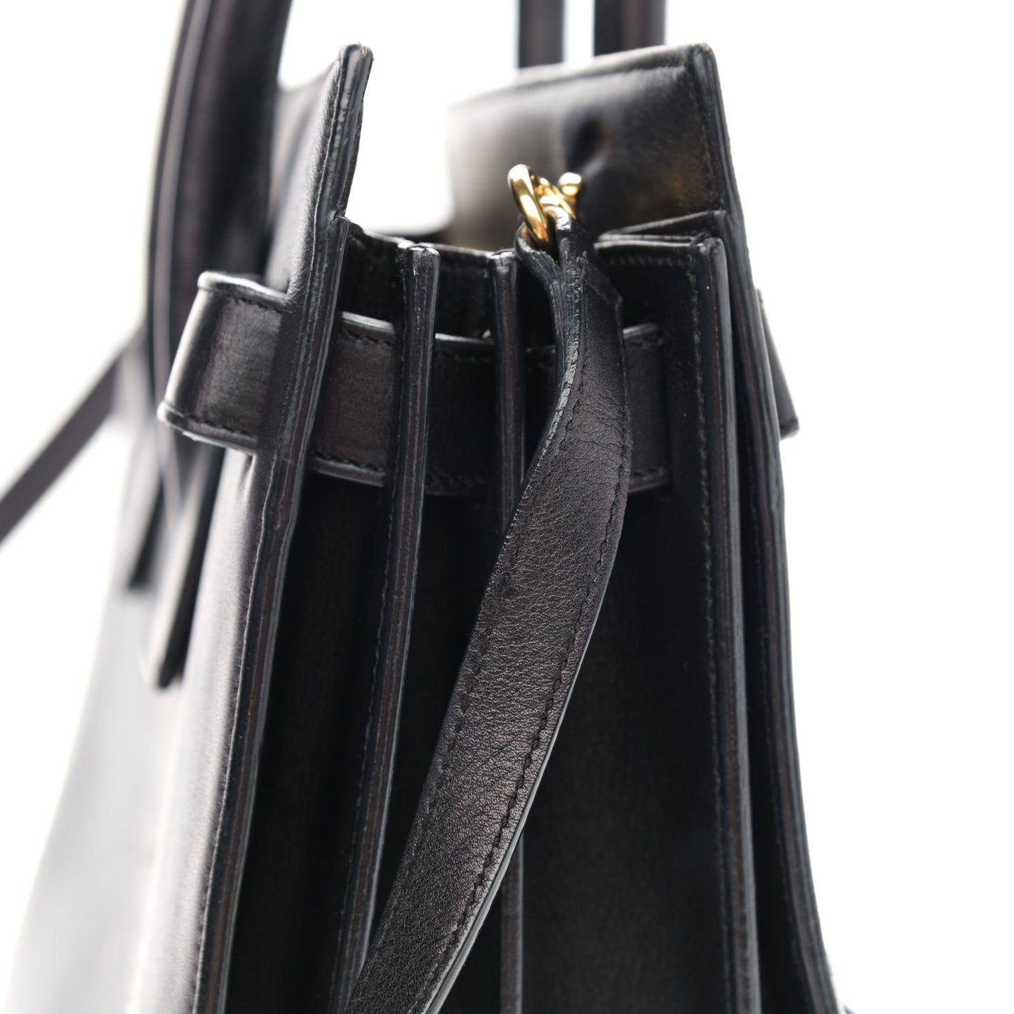 Calfskin Small Sac De Jour Black