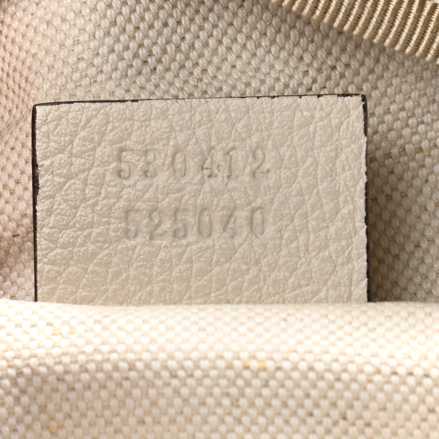 Grained Calfskin Logo Belt Bag White