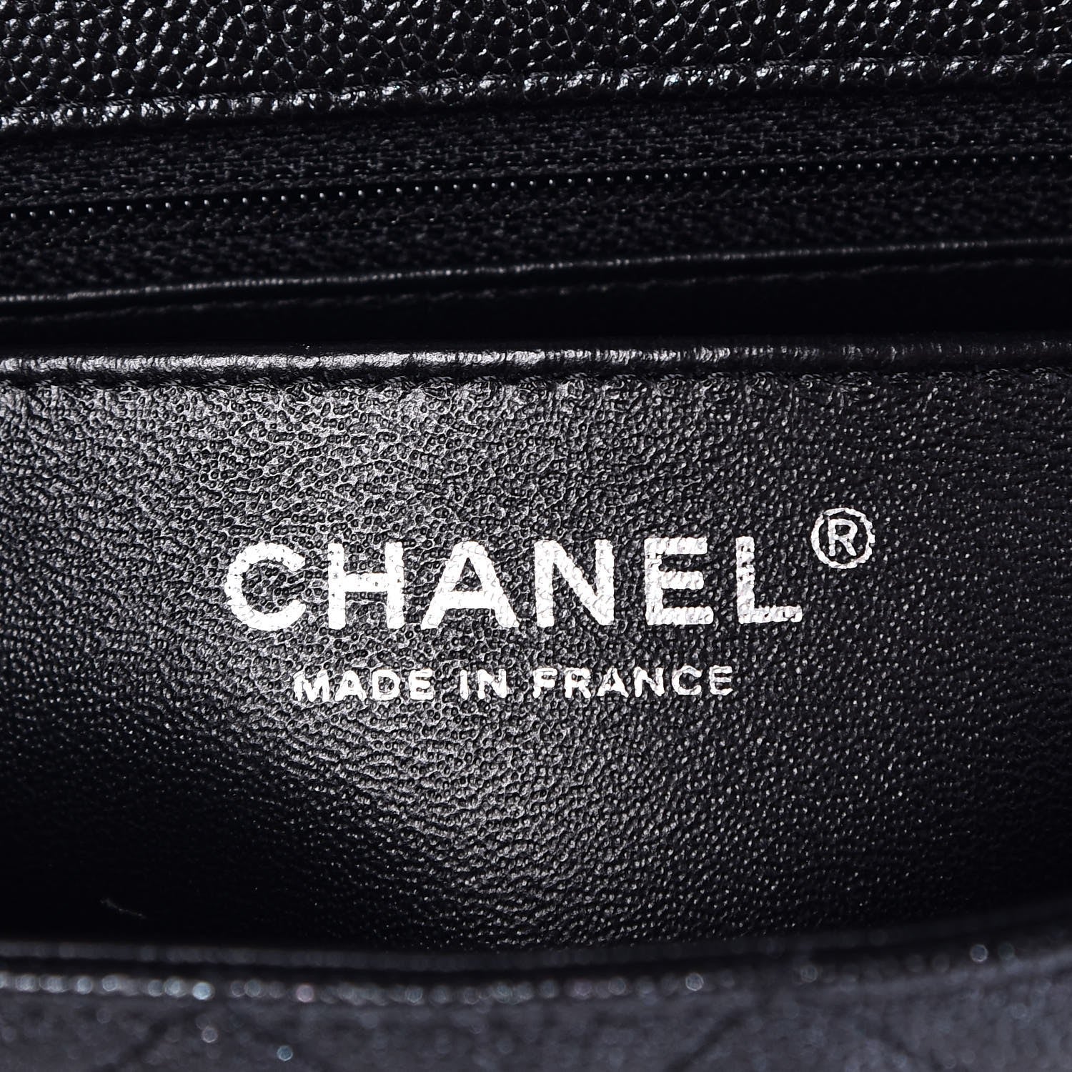 Chanel Iridescent Caviar Quilted Mini Rectangular Flap Black 7 of 9