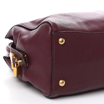 Prada Vitello Daino Tote Granato 7 of 14