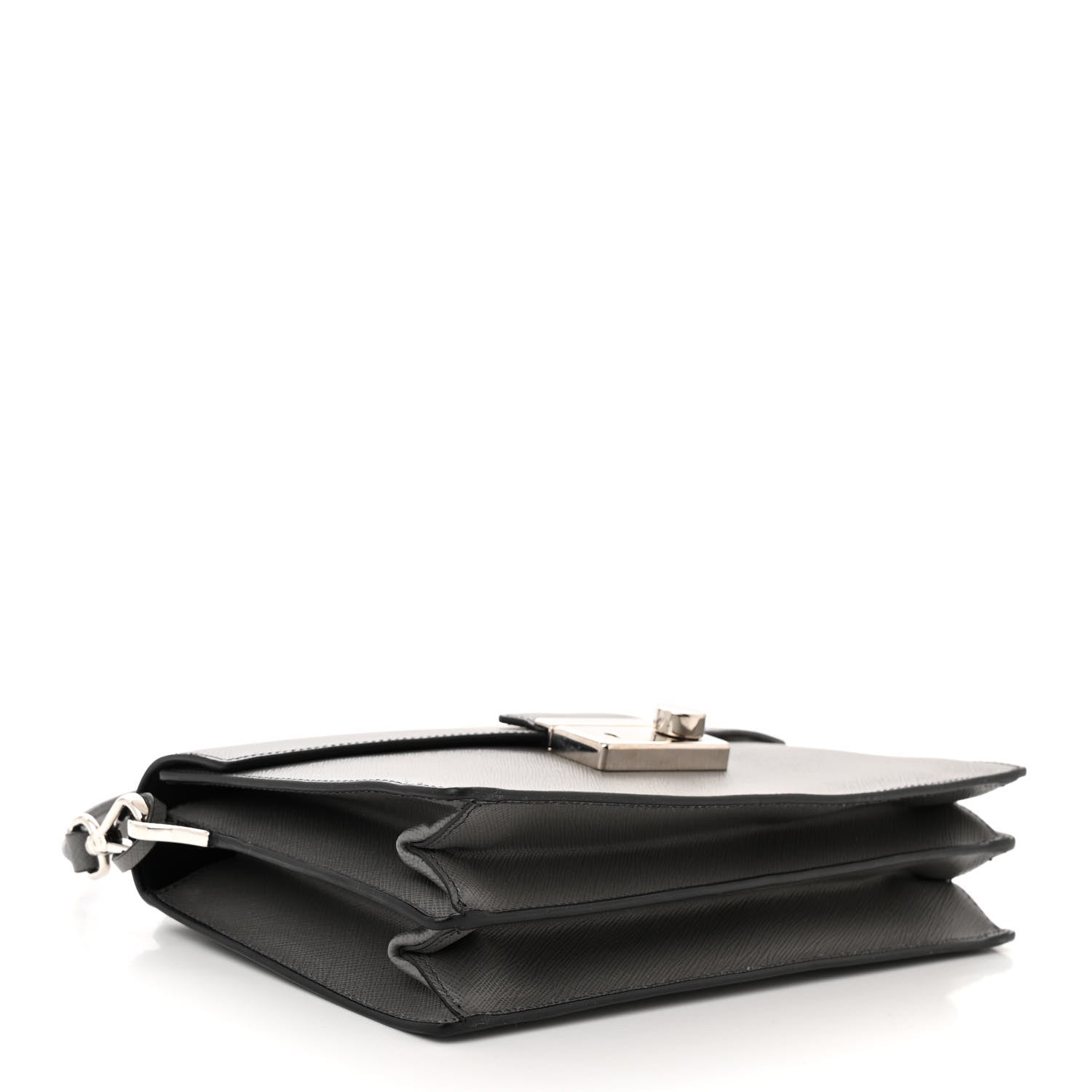 Prada Saffiano Sound Crossbody Bag Marmo 4 of 9