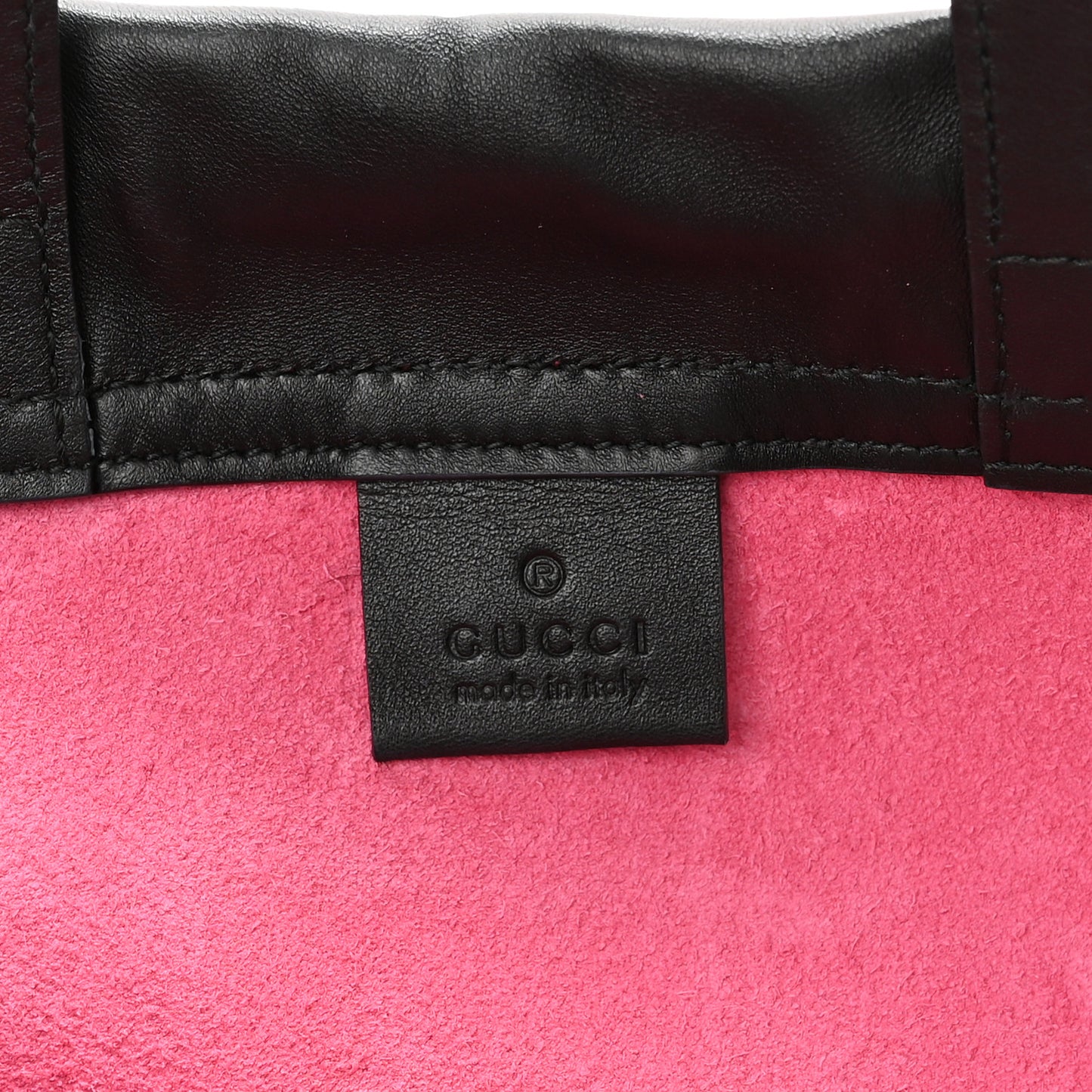 Grained Calfskin Logo Drawstring Backpack Box Pink Green Black