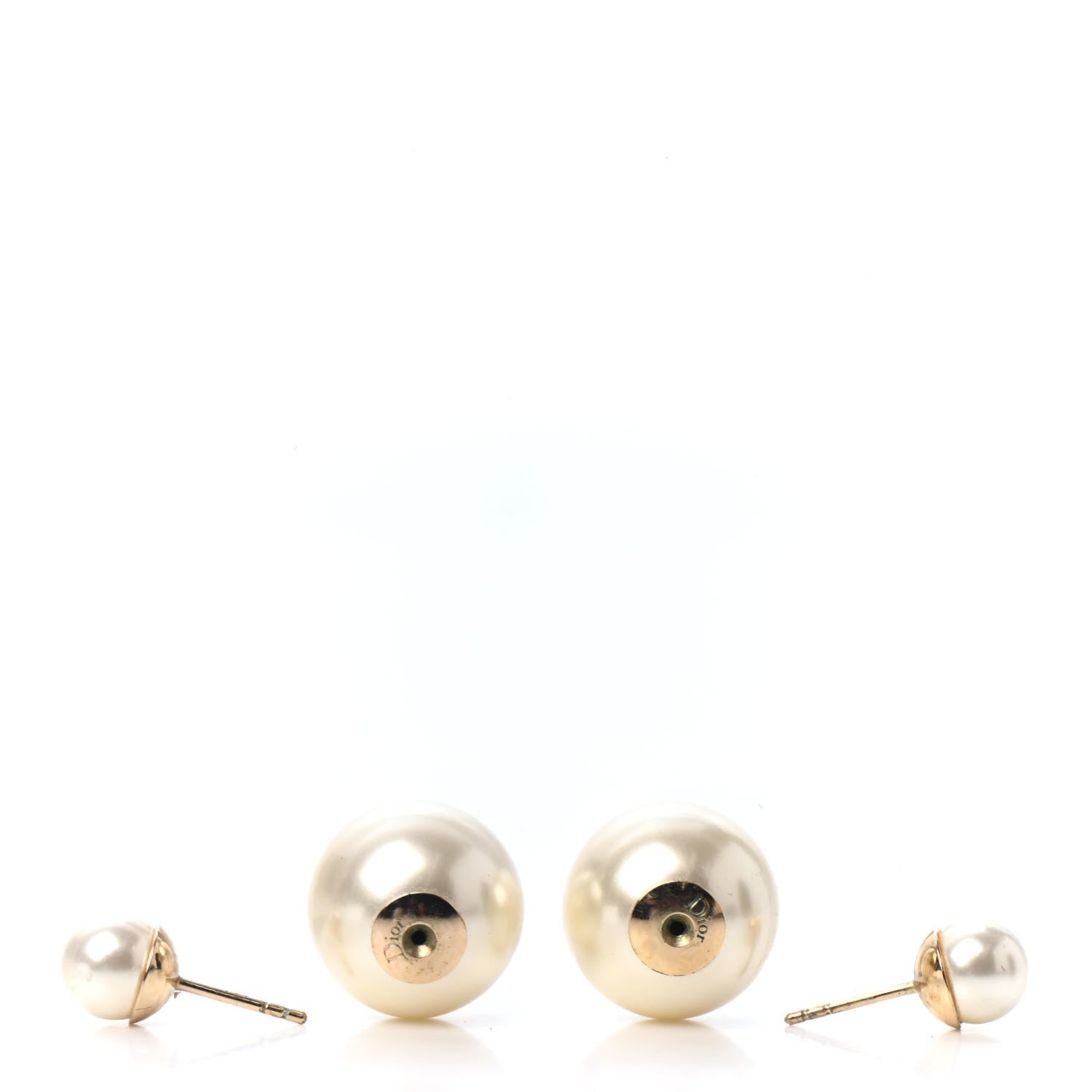 Christian Dior Pearl Mise En Dior Tribal Earrings 3 of 4
