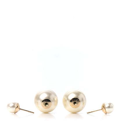 Christian Dior Pearl Mise En Dior Tribal Earrings 3 of 4