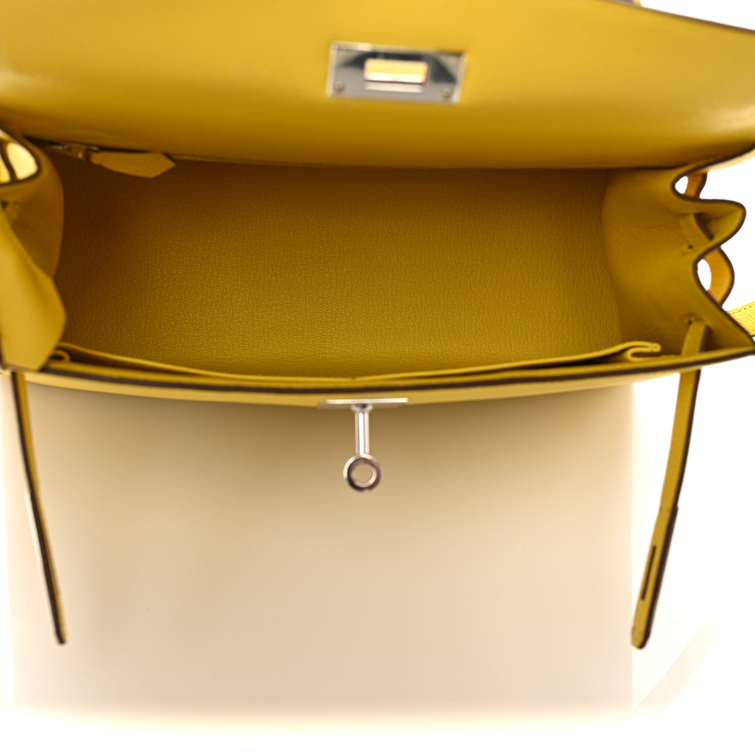 Hermes Epsom Kelly Sellier 28 Jaune De Naples 5 of 8