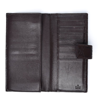 Gucci Guccissima Signature Dice Continental Wallet Chocolate 4 of 14
