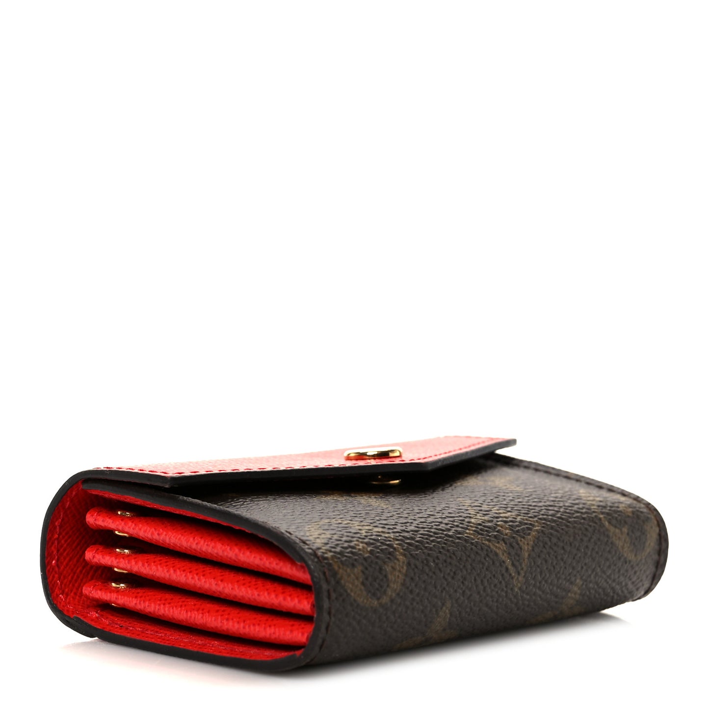 Monogram Sarah Multicartes Coquelicot