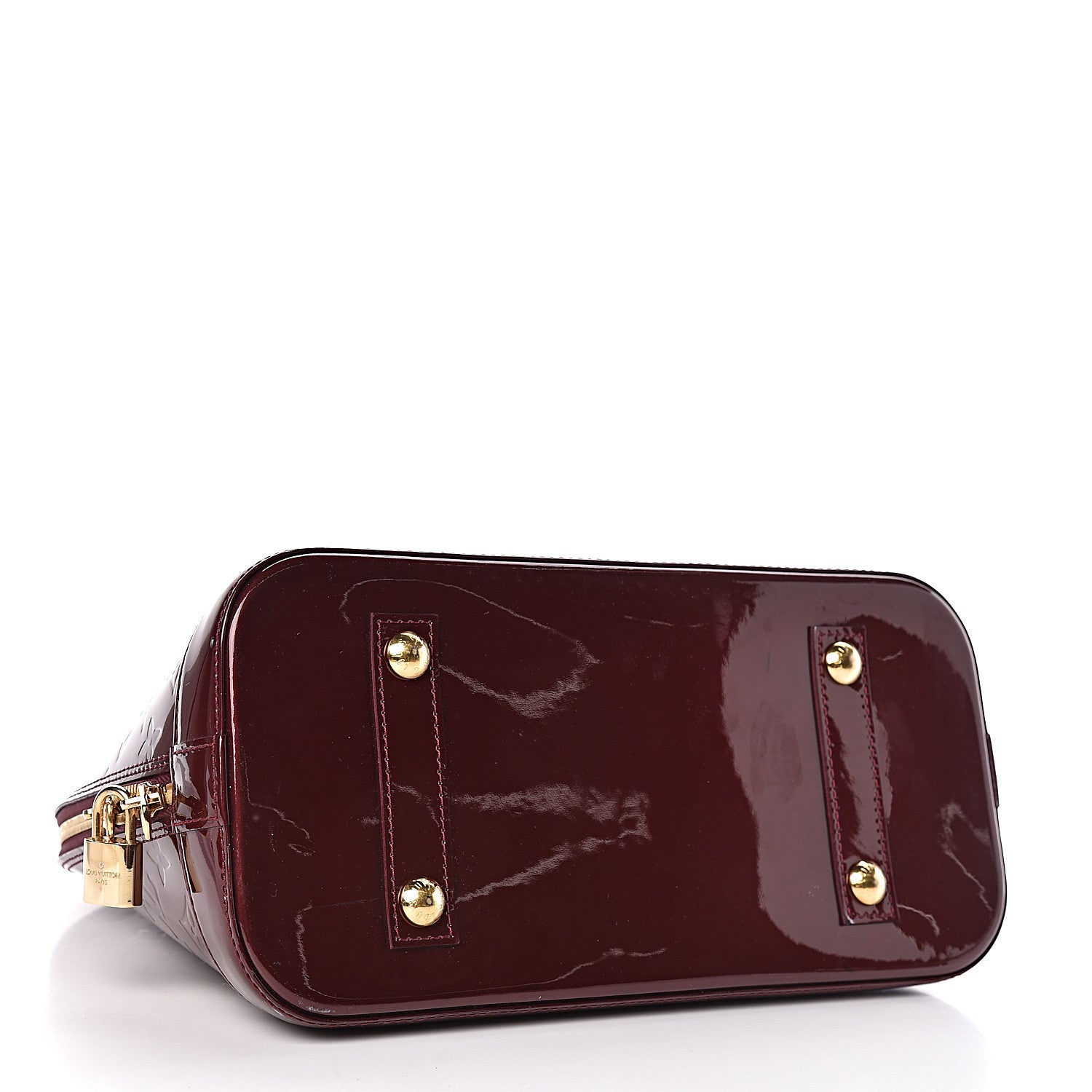 Louis Vuitton Vernis Alma PM Rouge Fauviste 4 of 9