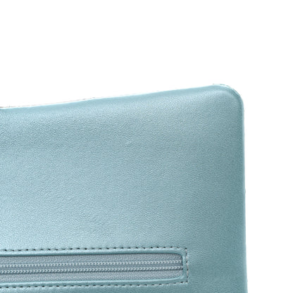 Chanel Lambskin Quilted Tie Dye Ombre Medium Double Flap Blue Multicolor 12 of 13