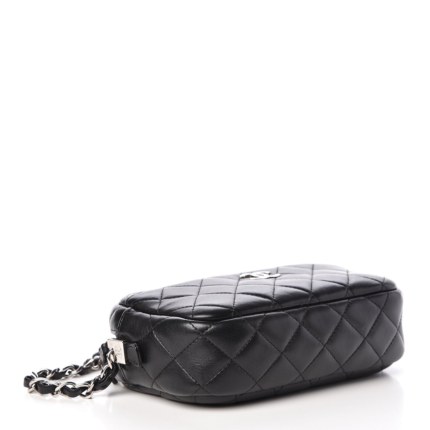 Chanel Lambskin Quilted Small Timeless Camera Case Black 4 of 13