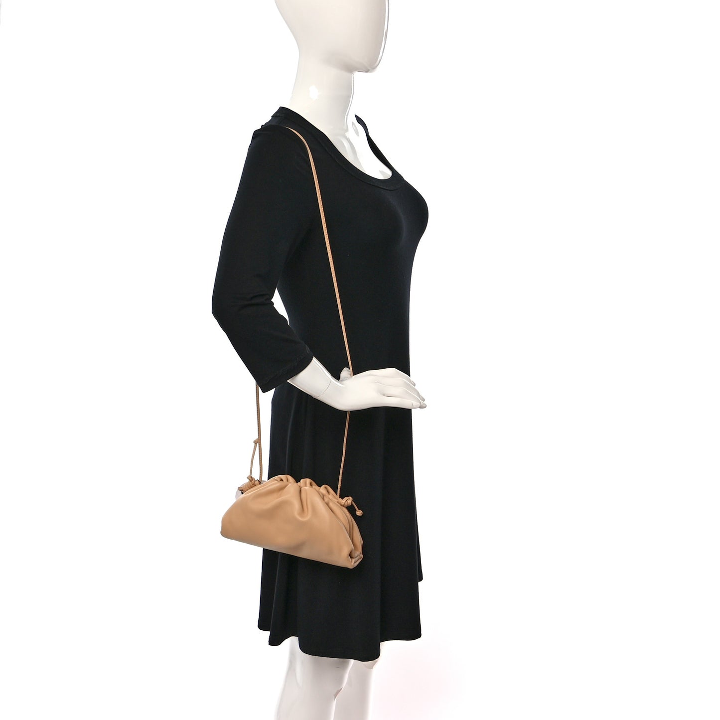Butter Calfskin The Mini Pouch Almond