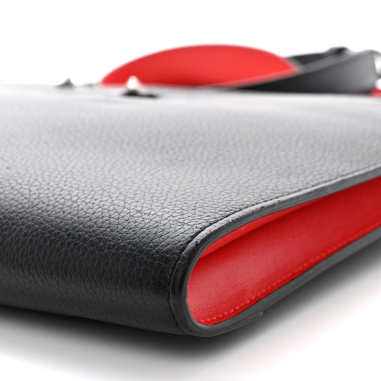Calfskin Skypouch Crossbody Clutch Black