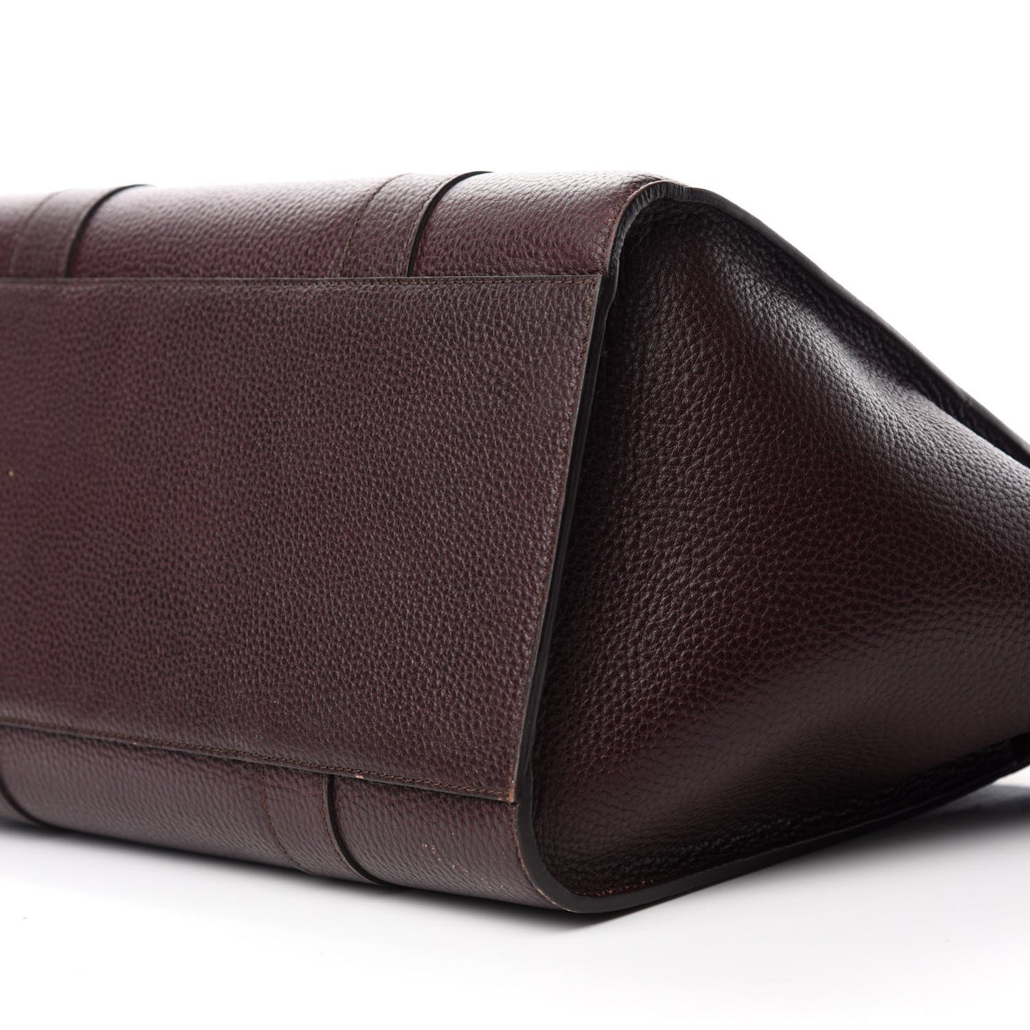 Grain Vegetable Tanned Calfskin Zipped Bayswater Oxblood