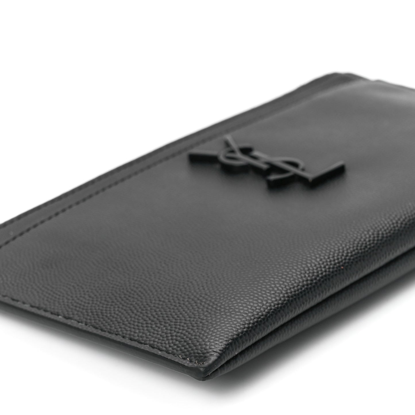 Grain De Poudre Monogram Bill Pouch Black
