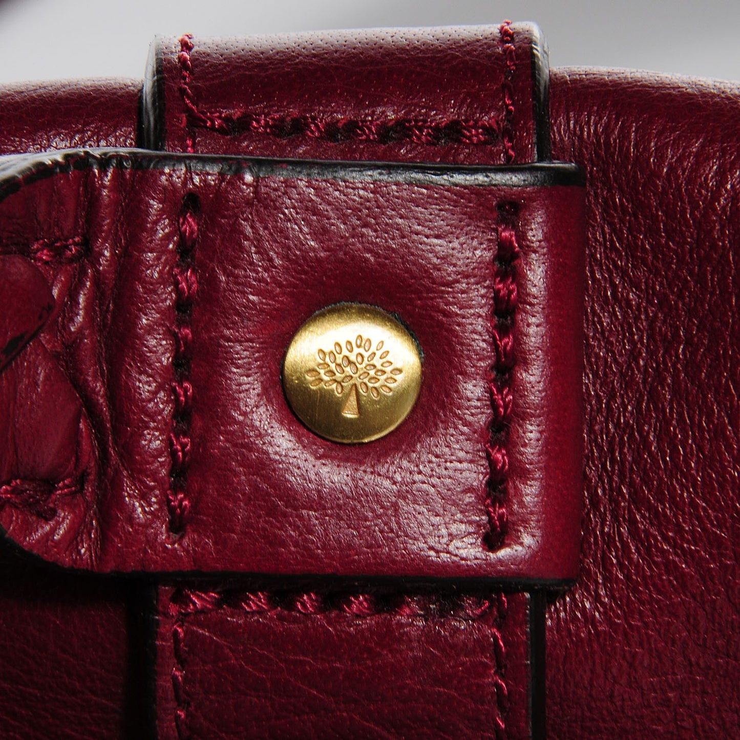 Soft Buffalo Leather Oversized Alexa Conker