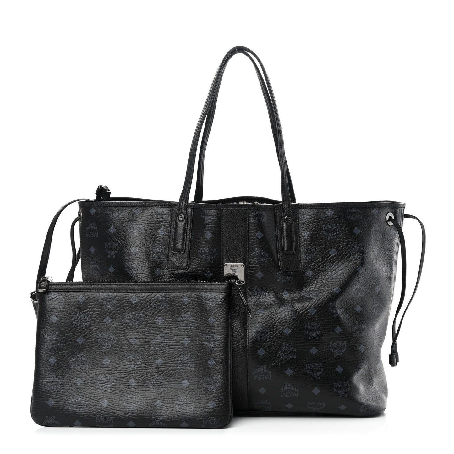 Visetos Large Liz Reversible Shopper Tote Black