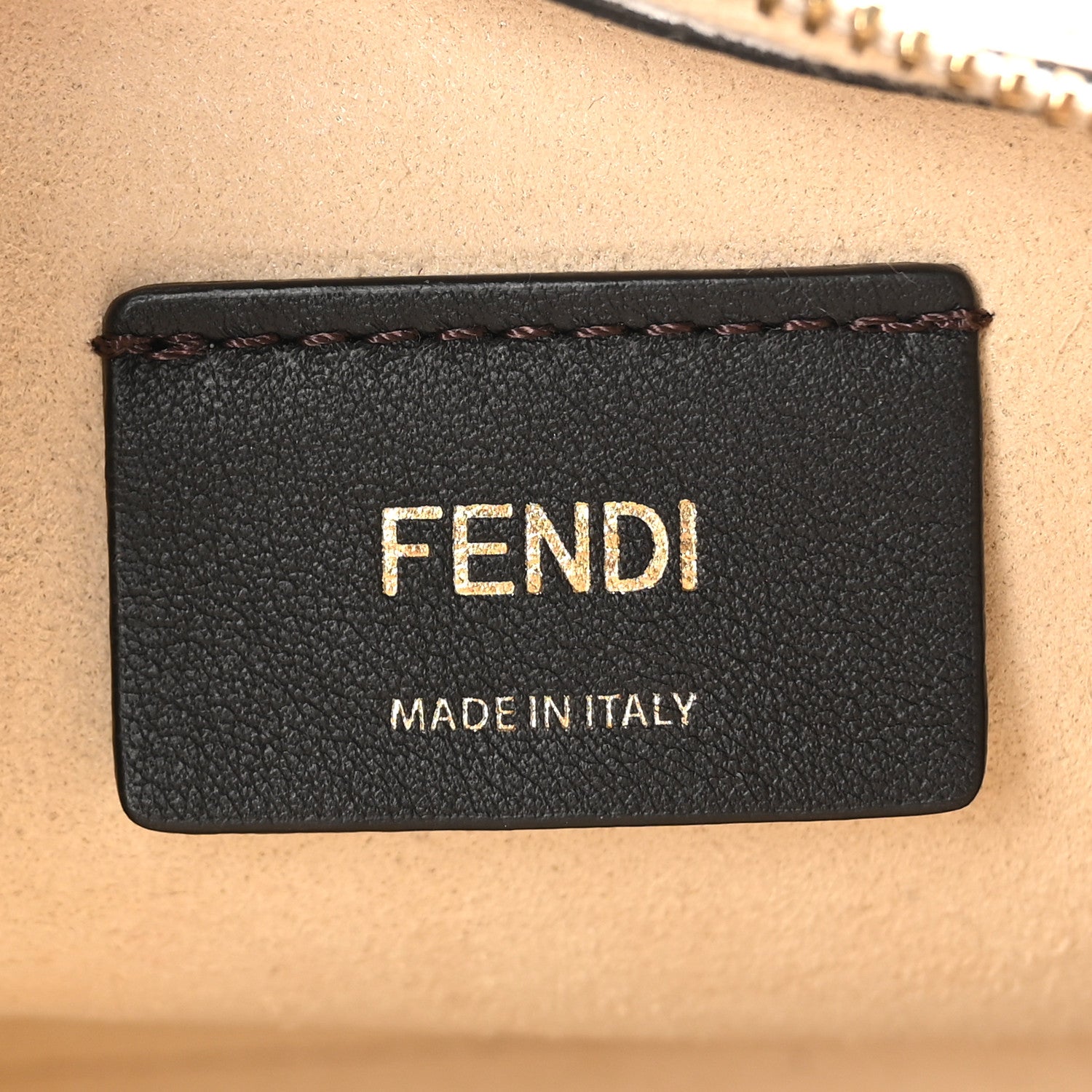 Fendi Vitello Queen Palmellato Fendi O'Lock Swing Camelia 6 of 10