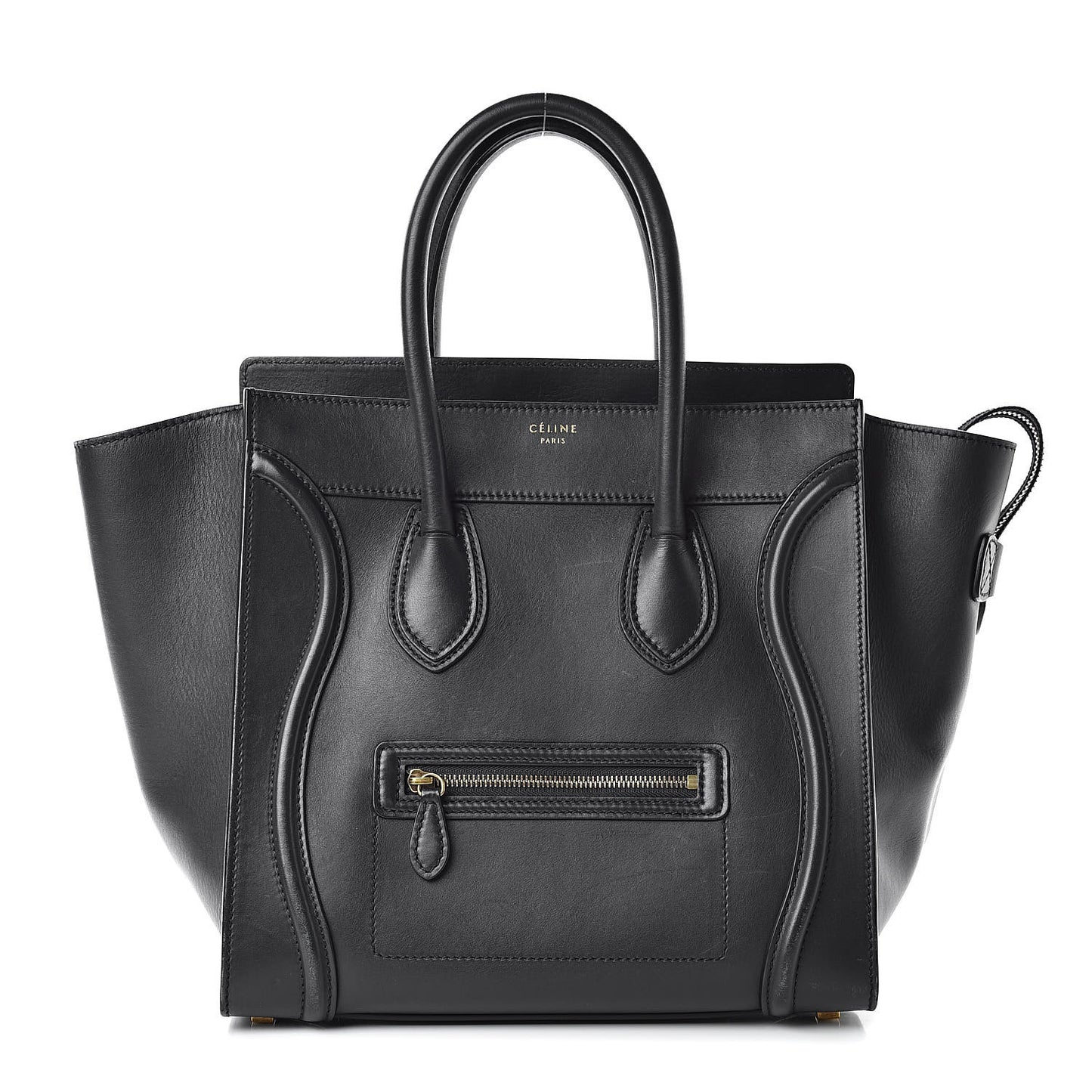 Smooth Calfskin Mini Luggage Black