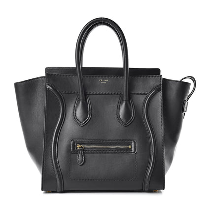 Celine Smooth Calfskin Mini Luggage Black 1 of 23