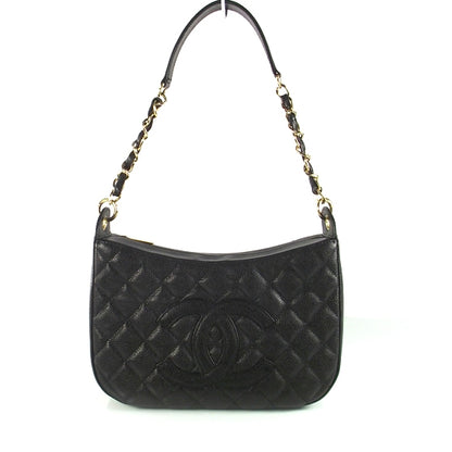 Chanel Caviar Quilted Hobo Black 1 of 11