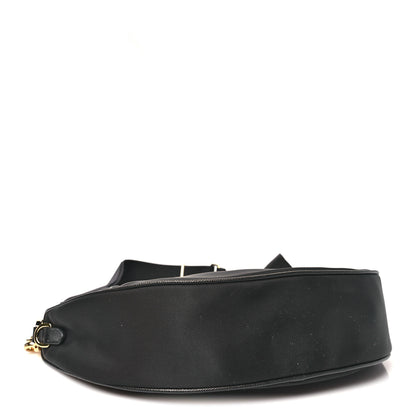 Prada Re-Nylon Saffiano Demi-lune Shoulder Bag Black 4 of 9