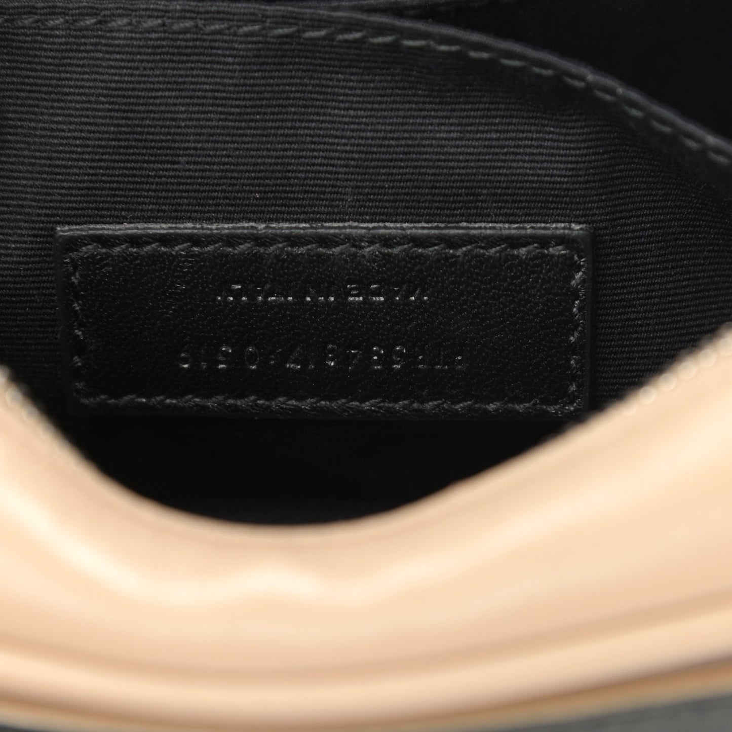 Calfskin Matelasse Monogram Lou Belt Bag Nude Powder