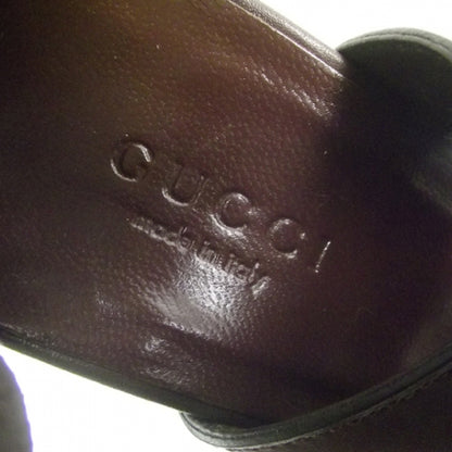 Gucci Leather Platform Icon Bit Heels 7 Brown 7 of 7