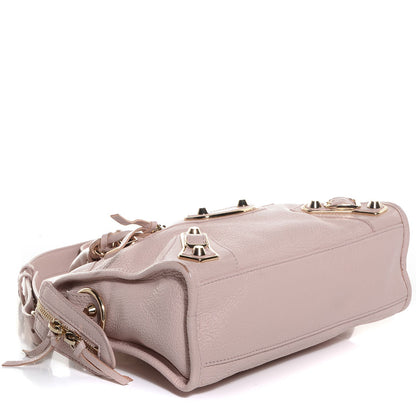 Balenciaga Chevre Gold Metallic Edge Hardware Mini City Rose Aubepine Bois de Rose 5 of 14