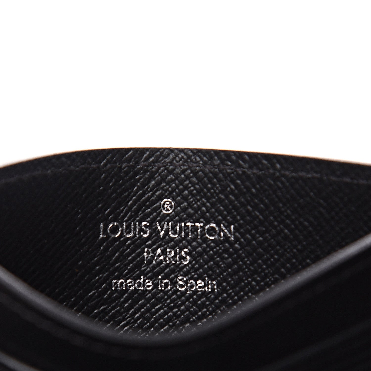 Louis Vuitton Epi Card Holder Black 5 of 6
