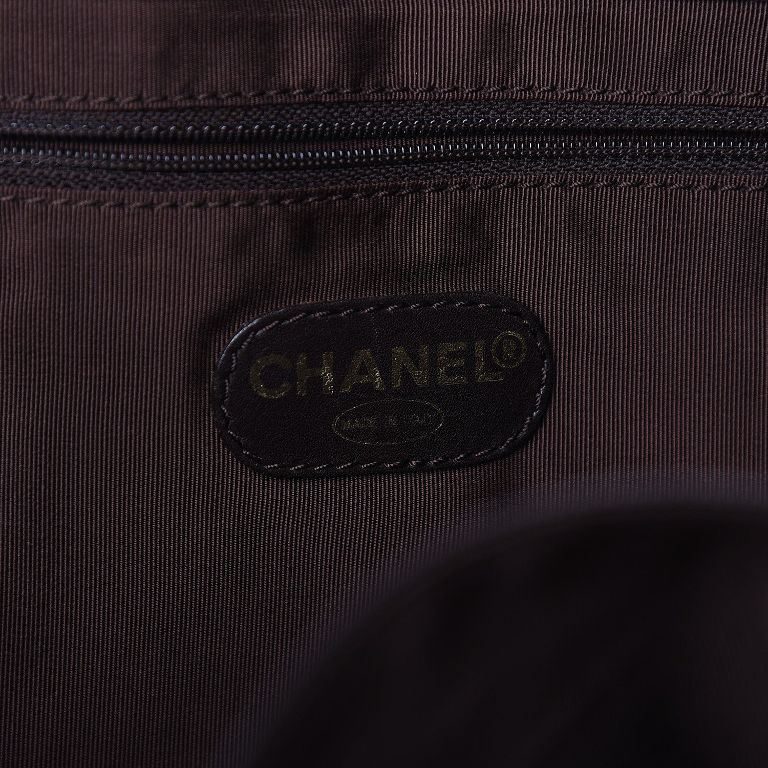 Chanel Denim Calfskin CC Tote Black 5 of 9