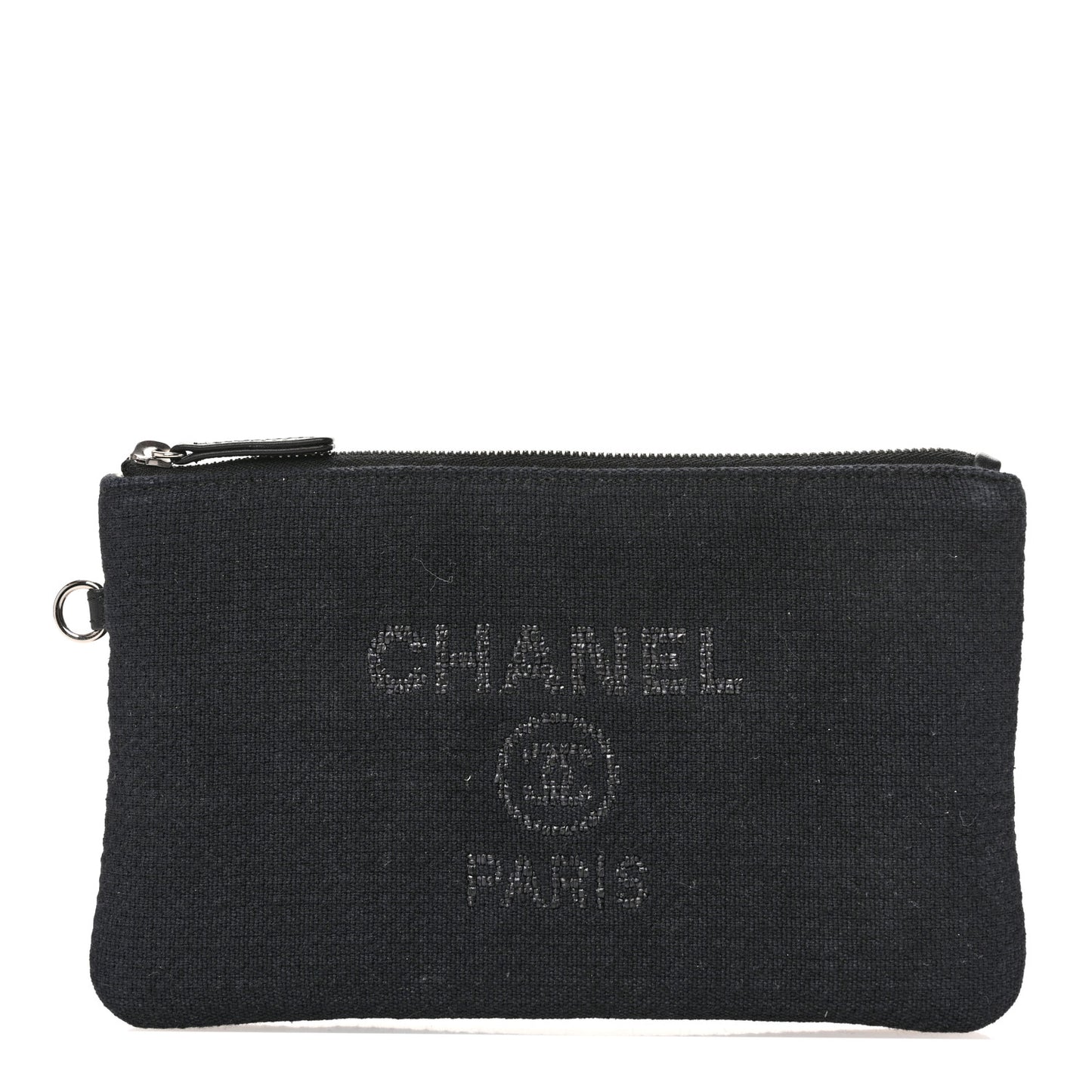 Mixed Fibers Deauville Pouch Black