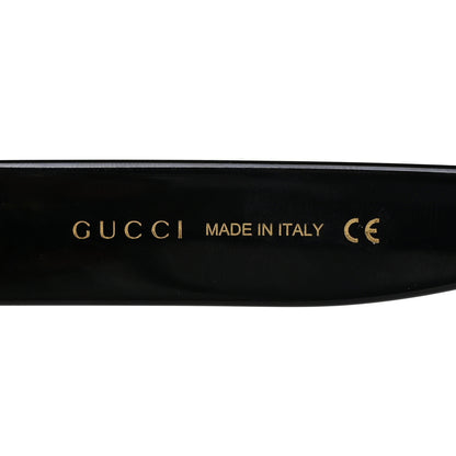 Gucci Acetate Round GG0084S Sunglasses Black Red Green 5 of 7