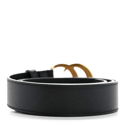 Gucci Calfskin Double G 30mm Belt 80 32 Black 2 of 5